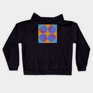 Digital Cube Pattern Kids Hoodie